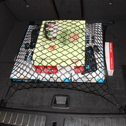 Car Trunk Mesh Net Cargo Organizer for Audi A1 A3 A4 B6 B8 B9 A3 A5 A6 A7 A8 C5 Q7 Q3 Q5 Q5L SQ5 R8 TT S5 S6 S7 S8