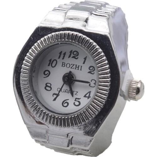 Great Couple Watch High Elastic Adjustable Alloy Fashionable Finger Ring Watch for Men and Women Smart Wristwatch часы мужские