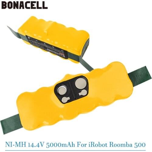 Replacement 5000mAh NI-Mh Battery for iRobot Roomba 500 600 700 800 Series 536 555 560 580 620 630 650 760 770 780 790 870 880