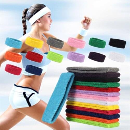 Yoga Sports Absorb Sweat Headband Elasticity Turban Hair head bands hoops accessories Stretch HairBand for Women girls headdress