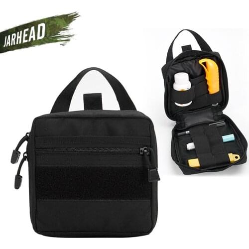 Outdoor Tactical Medical First Aid Utility Pouch Army Fan Waist Medical Bag Folding Multifunctional Survival Kit Tools Bag