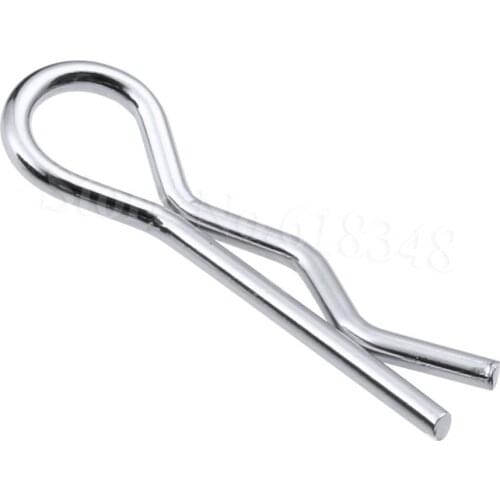 50pcs/lot Universal Micro 1/18 Body Clips Pins Bend Metal For Remote Control RC Car Spare Parts Accessories