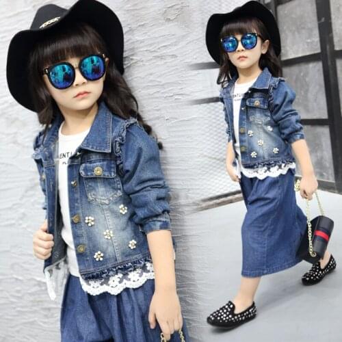Wiqiripi Denim Jackets For Girls
