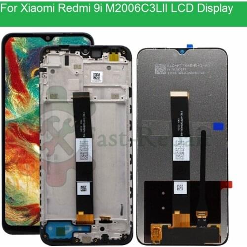 6.53"For Xiaomi Redmi 9i lcd Touch Screen Digitizer with frame M2006C3LII FOR Redmi 9i Lcd display