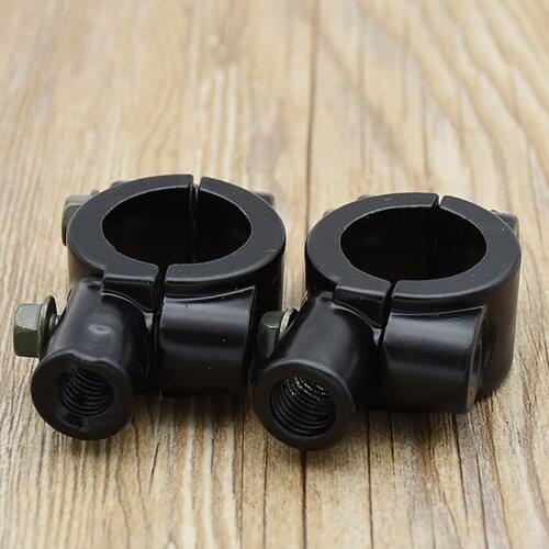 1 Pair 8/10mm Motorcycle Rearview Mirror Holder Bracket Clamp Electric Car Handle Bar Mirror Mount Holder Fixing Frame Adapter