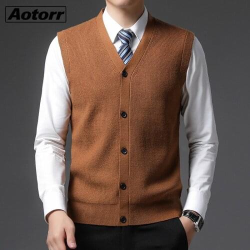 Aotorr Mens Wool Sweaters