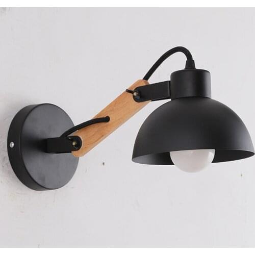 Attic Bar Cafe Home Corridor Adjustable Industrial Metal E27 Wall Lamp Retro Country Style Wall Lamp WF1212235