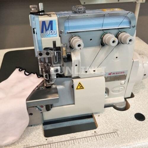 YUNLINLI 220V Four-line Sewing Machine Sock Stitch Edge Machine Thick Cloth M900