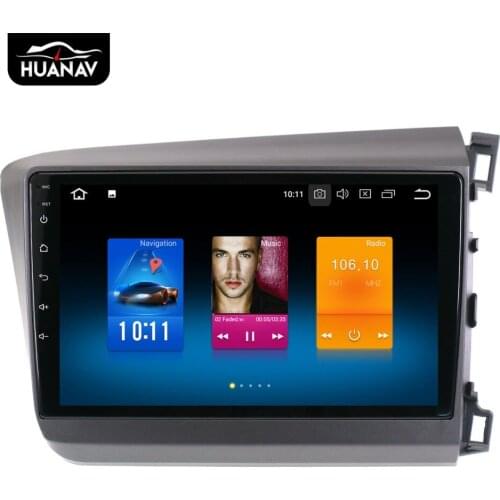 DSP Android 9.0 Car DVD Player GPS navigation For Honda Civic 2012-2015 Right Hand Driving Car radio player Auto multimidia UINT