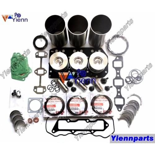 3TNE82A Overhaul Rebuild Kit Piston Ring Gasket Bearing Set For Yanmar PC10 PC28UU PC30F Excavator Engine