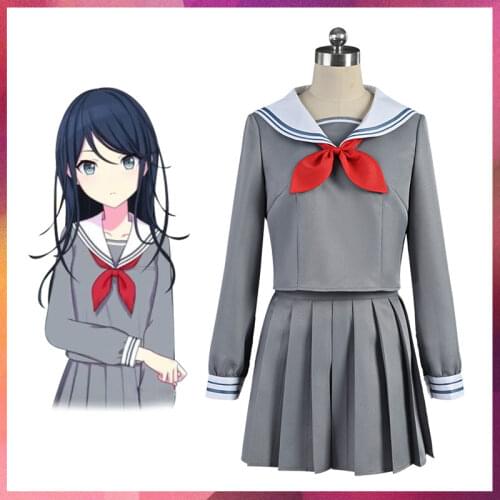 Anime Game Project Sekai Hanari Minori COS Hoshino Kazuka Miyasasaka Cosplay Costume