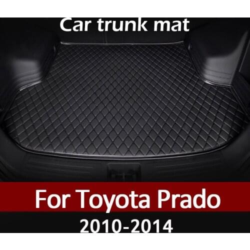 MIDOON Car trunk mat for Toyota Prado 2010 2011 2012 2013 2014 cargo liner carpet interior accessories cover