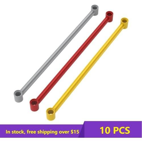 10PCS MOC Bricks 2637 Link 1 x 16 High-tech Building Block Model Kids DIY Education Toys Bricks high-tech Parts Best Gifts