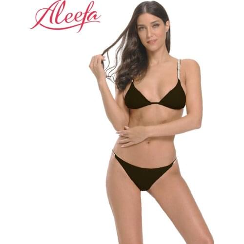 Two Piece Swimsuit Solid Bikinis Sexy Women Swimwear Summer Swim Suit Beachwear Bikini Bathing Suit Women Swimwear Women