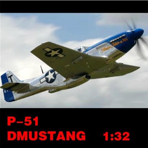 Aircraft P-51 Dmustang Wild Horse Fighter 3D Paper Model DIY