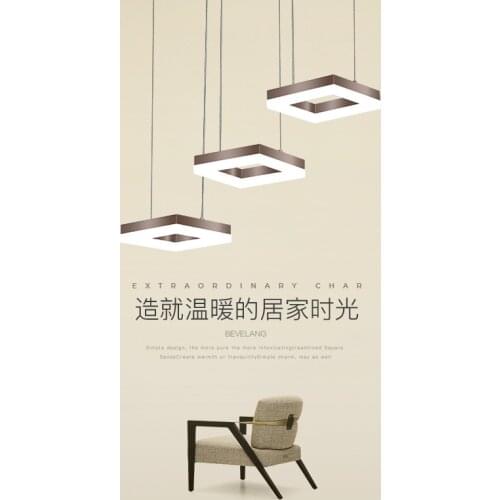 Restaurant chandelier northern Europe simple modern atmosphere household kitchen table lighting creative light luxury three bar