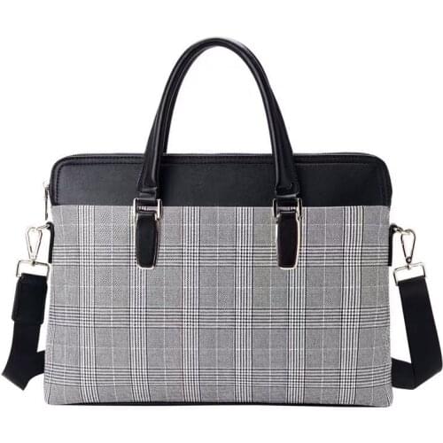 Fashion Womens Leather Briefcases Women Laptop Briefcase Computer Shoulder Bag Ladies Crossbody Bags For Woman Business Handbag