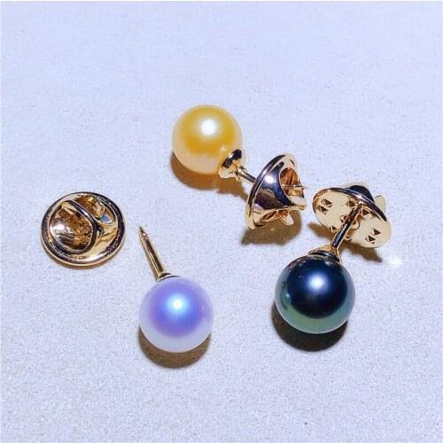 New Arrival Brooch Pin Mountings Base Findings Accessories Jewelry Settings Parts for Pearls Beads Jade Crystals Agate Coral