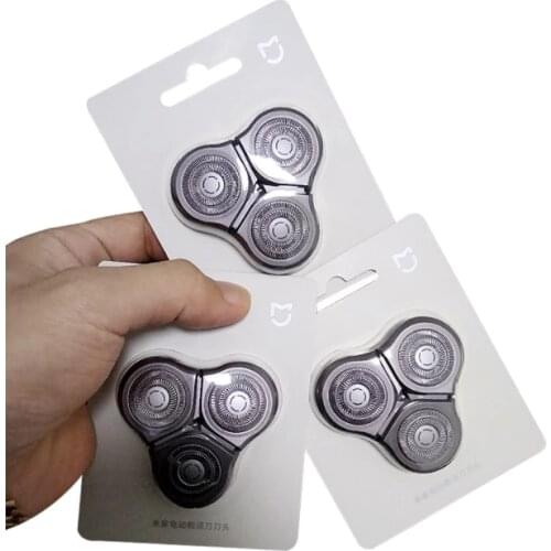 Original Xiaomi Shaver Blade for xiaomi mijia Electric Shaver mijia S500 S300 shavers Razor Waterproof Dual-layer blade Steel