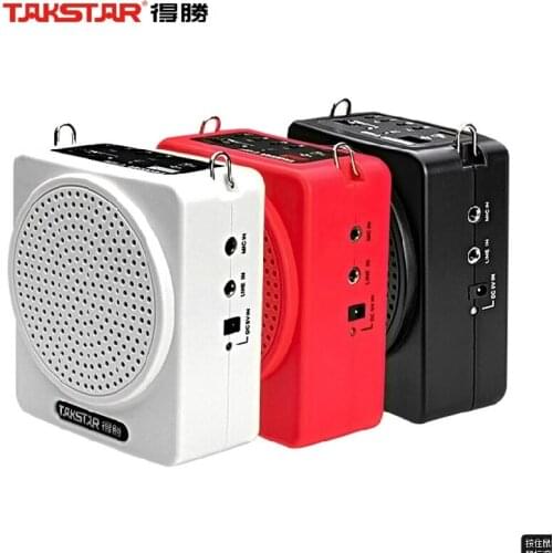 Takstar E180C Mini Portable Amplifier 8W Support loop function USB disk&TF card use for Teaching/tour guiding ect