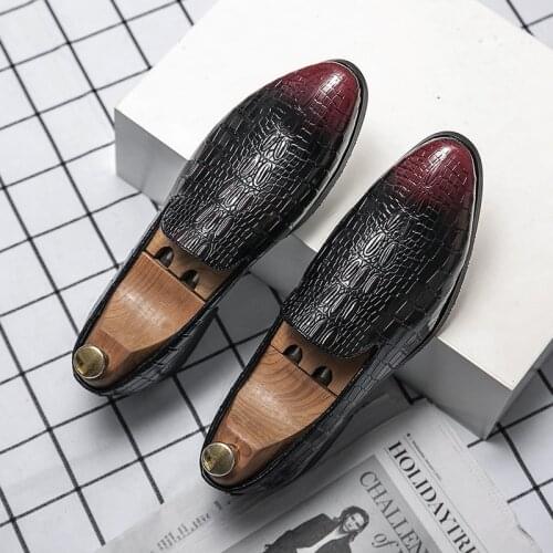 Yomior Big Size Luxury Vintage Men Casual Shoes High Quality British Formal Dress Leather Shoes Business Wedding Loafers Oxfords