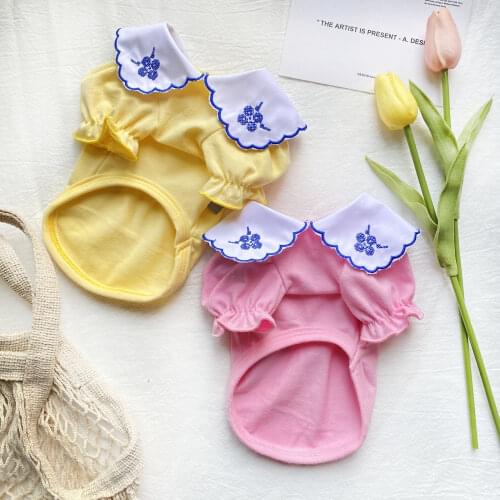 Dog Shirt Summer Dog Clothes Cat Puppy Costume Chihuahua Yorkshire Shih Tzu Poodle Bichon Pug Clothing Pet Outfit Dropship