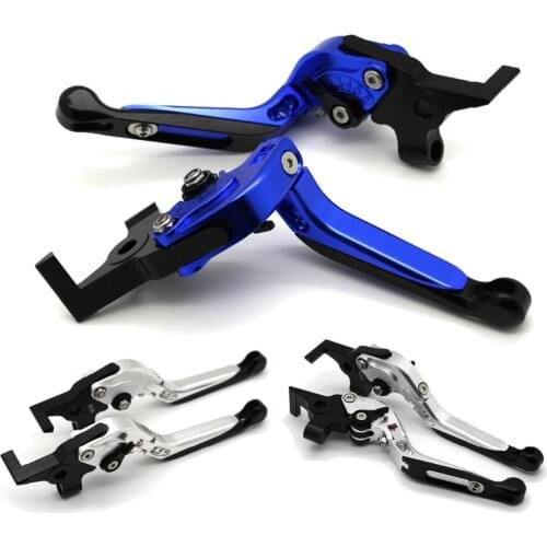 With logo Motorcycle Frame Ornamental Foldable Brake Handle Extendable Clutch Lever For KTM 990 SMR/SMT