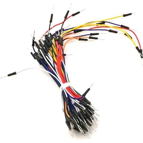 65pcs=1set Jump Wire Cable Male to Male Jumper Wire for Arduino Breadboard 65 jump wires Connector