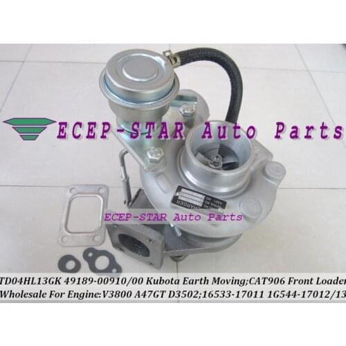 TD04 TD04HL TD04HL-13GK 49189-00970 1J419-17011 1J41917011 Turbo For CAT 906 Front Loader For Kubota Earth Moving V3800 A47GT