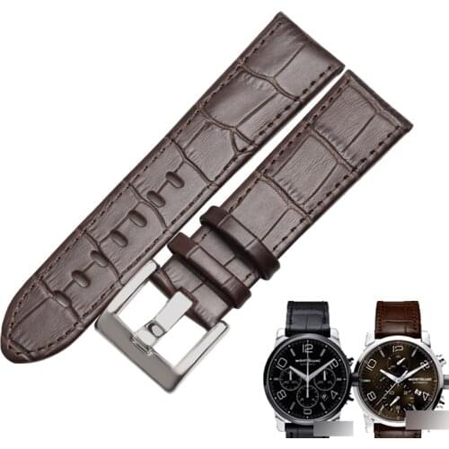 WENTULA watchbands for TIMEWALKER 9670 calf-leather band cow leather Genuine Leather leather strap watch band