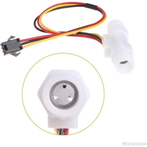 0.3-3.0L/min Plastic Water Liquid Level Flow Sensor Meter Male G1/4 M06 21 Dropshipping