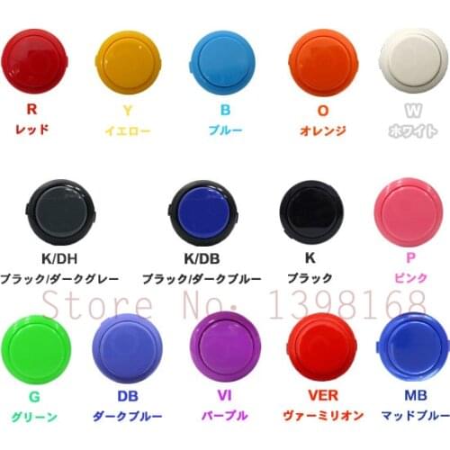 10 PCs Official Original OBSF-30 Sanwa Push Button for Coin Operated Arcade Game cabinet parts accessories