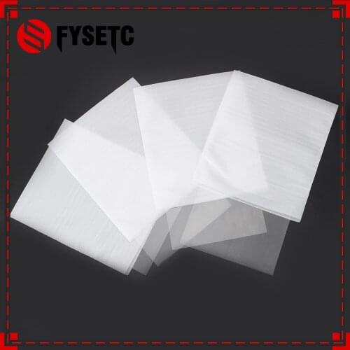 4 sheets FEP Film 140x200x0.1mm DLP LCD SLA Resin Printer For Wanhao Duplicator D7 Proniks KLD-LCD1260 YHD-101Phrozen Transform