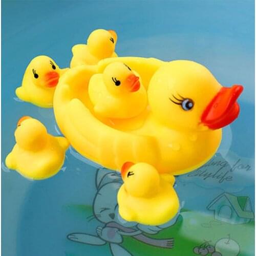 Baby Shower Bath Toys 4Pcs Little Duck Baby Kids Toy Storage Mesh Toy Bag Net Bathroom Organizer