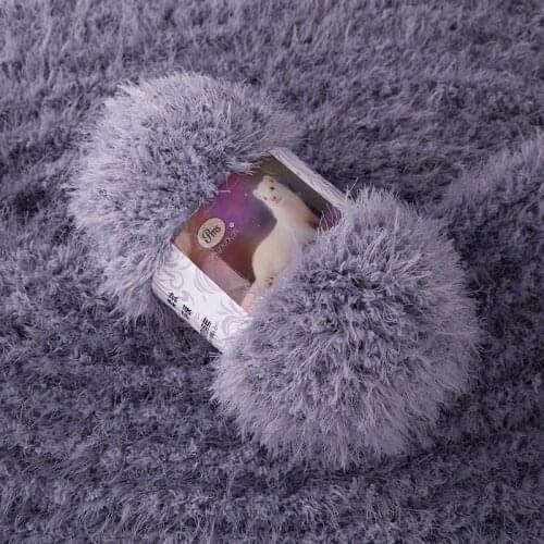 400g/Lot Faux Fur Mink Yarn Long Hair Mohair Plush Yarn For Hand Knitting Wool Crochet Extra Soft DIY Cashmere Scarf Thread Baby