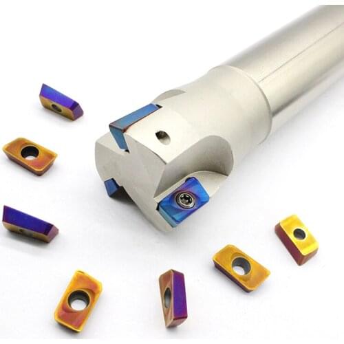 APMT1604 PDER 10PCS+1PCS BAP400R C32 40 350 3T Milling holder carbide insert Shoulder milling tools cutter for CNC Lathe