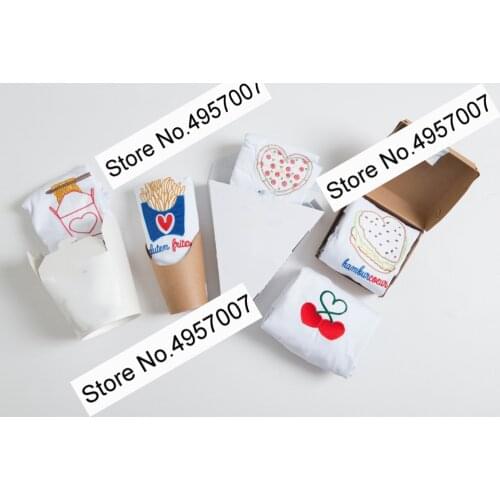 Elfbop Cute Cotton Embroidery Pattern T-shirt - 2020 White Cute Women Short Sleeve Tees Top