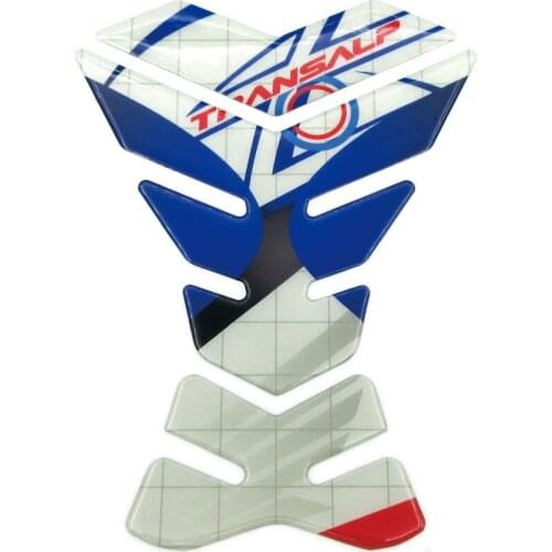 Motorcycle Brazing Gel Fuel Oil Tank Pad Fish Bone Protector Racing Sticker Tank Cap Cover For Honda TRANSALP High Quality Decal
