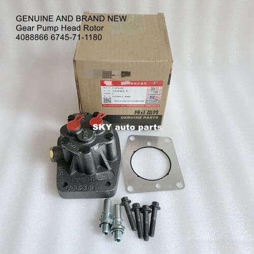 GENUINE AND BRAND NEW Gear Pump Head Rotor5476587 4088866 6745-71-1180 For 3973228 4921431 4088604 4954200 5311171 6745-71-1150