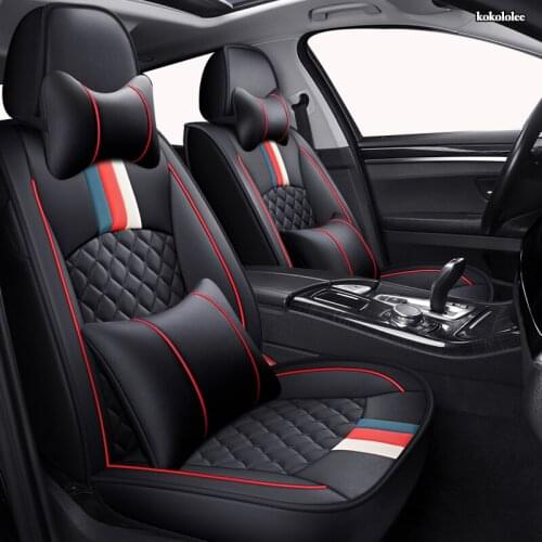 KOKOLOLEE leather car seat covers for Haval F7 H6 H1 H4 H2 H7 M6 H3 H5 H9 all models auto seat protector car seats accessories