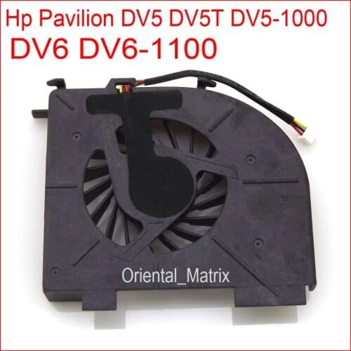 Free Shipping New KSB0505HA 8J75 5V 0.38A For Hp Pavilion DV5 DV5T DV5-1000 DV6 DV6-1100 Laptop CPU Cooler Cooling Fan