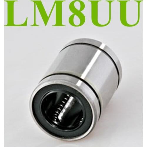 Free shipping LM8UU Linear Bushing 8mm CNC Linear Bearings 10pcs for Power Tool Parts