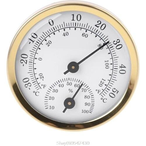 2 in 1 Thermometer Hygrometer Wall Mounted Mechanical Analog Temperature Gauge Humidity Meter N13 20 Dropship