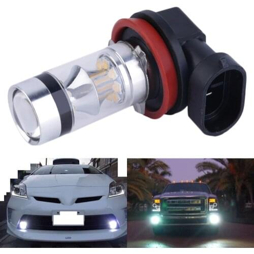 New Super Bright 100W 1000LM XBD H11 LED Fog Light Car Vehicle Head Light Car Side Wedge Tail Light Lamp Bulb