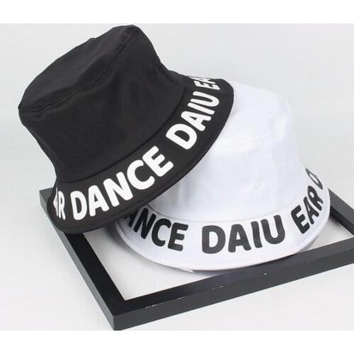 Fashion Bucket Hats Adult Printing DANCE Caps fishing hats for men Men/Women Lover Dance Bucket Cap