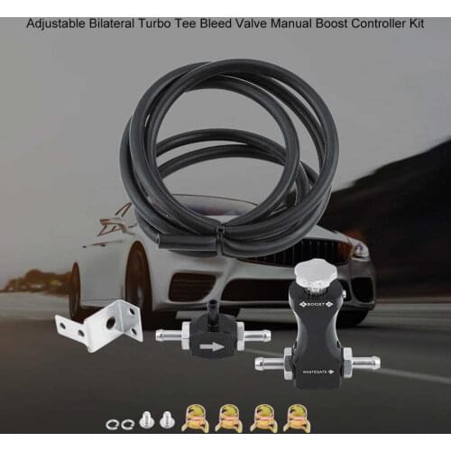 Adjustable Bilateral Turbo Tee Bleed Valve Manual Car Boost Controller Kit Universal car accessories