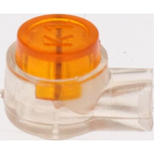 Joints Connector 2-Port Network Wire Connectors, 200 Piece, Yellow