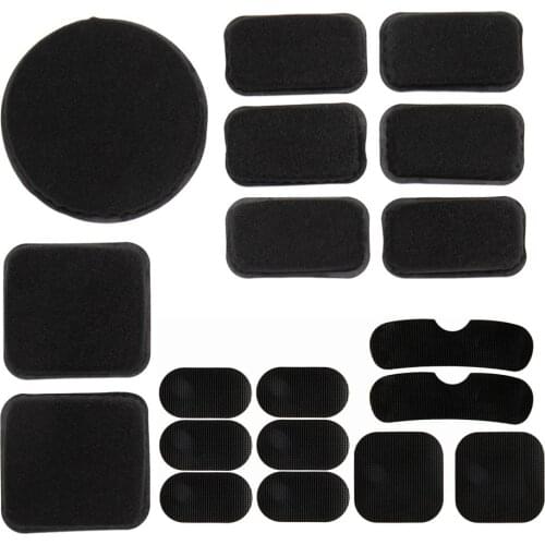 Universal Airsoft Helmet Pads 19PCS/Set Tactical Helmet Replacement Memory Foam Motorcycle Padding Kits Bicycle Bike Accessories