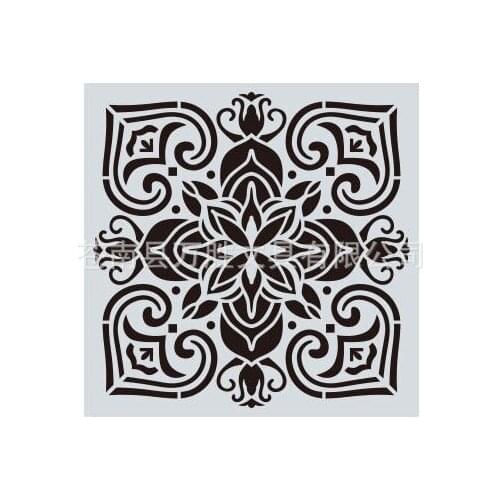 15*15 Mandala Layering Stencils for Diy scrapbook/photo album Decorative Embossing Painting Drawing stencil,home decor