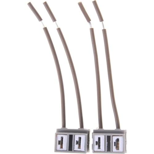 2pcs H7 automobile Connectors Adapters for HID car Lamp Wiring harness Car 2 Pin way Electrical Wire Connector Plug